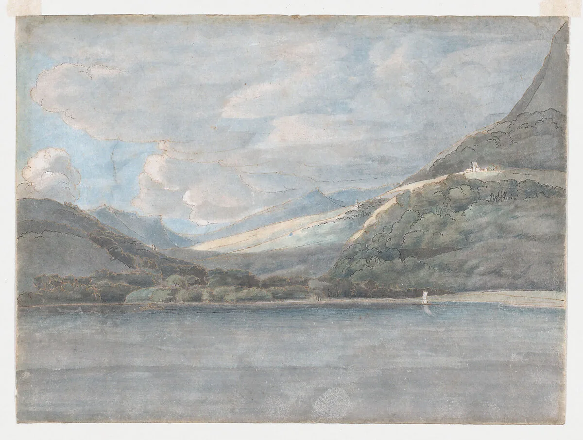 View of Lake Como — Francis Towne