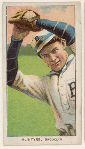 McIntyre, Brooklyn, National League, from the White Border series (T206) for the American Tobacco Company
