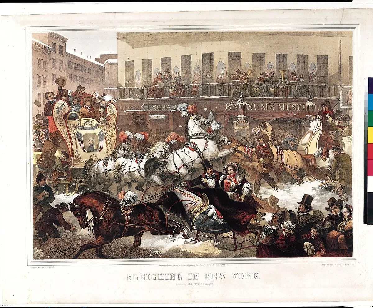 Sleighing in New York — Thomas Benecke|Nagel and Lewis|Emil Seitz