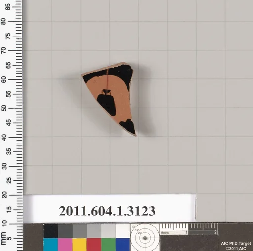 Terracotta fragment of a kylix (drinking cup)
