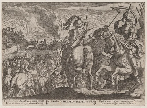 Plate 7: The Egyptians Pursuing the Israelites, from 'The Battles of the Old Testament'
