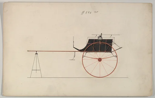 Design for Tandem Cart, no. 886a