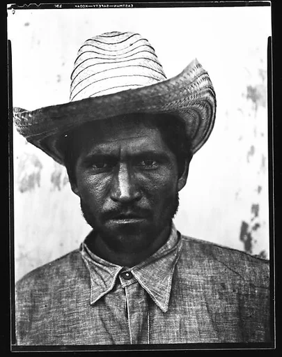 [Bearded Man in Straw Hat, Cuba]