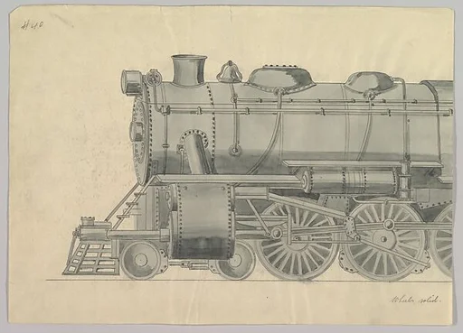 Design for Model Train, Pennsylvania (front half)