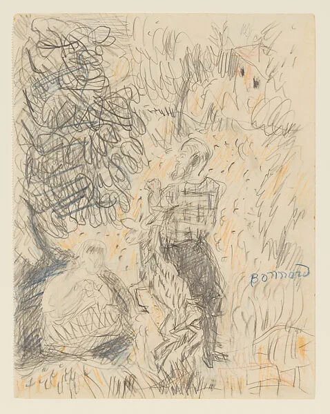 The Goatherd (recto) — Pierre Bonnard