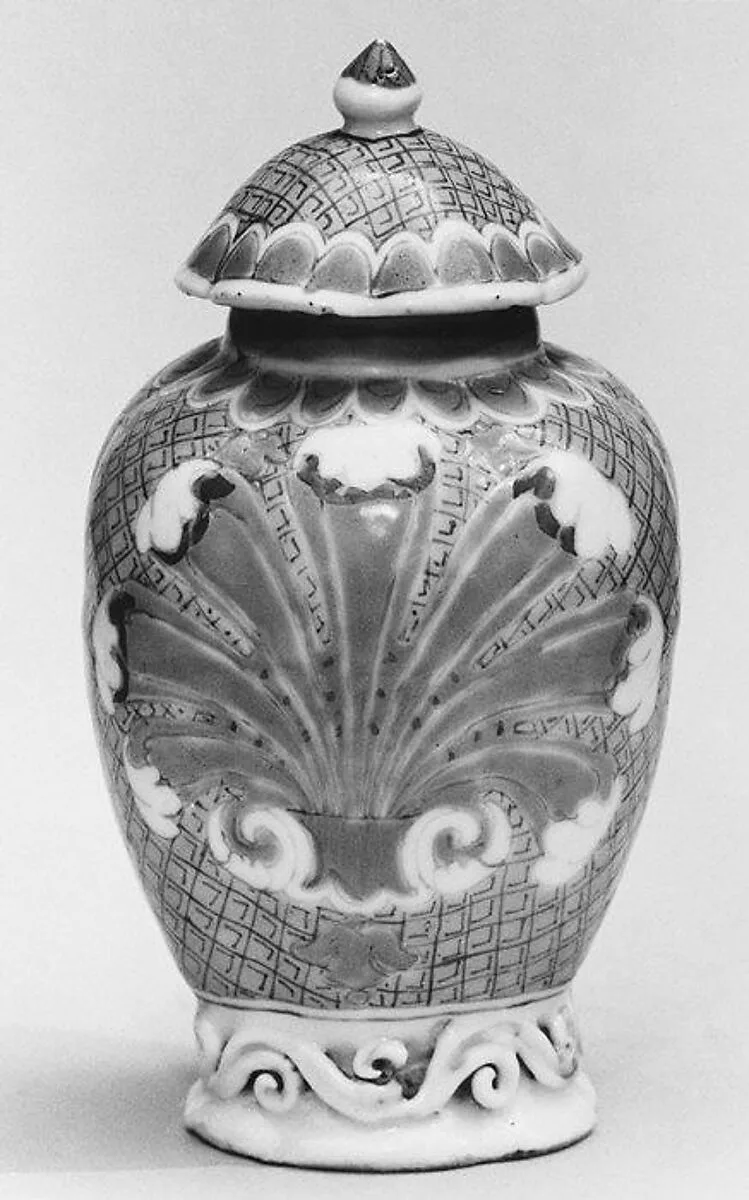 Tea caddy with cover (part of a service) — Cornelis Pronk