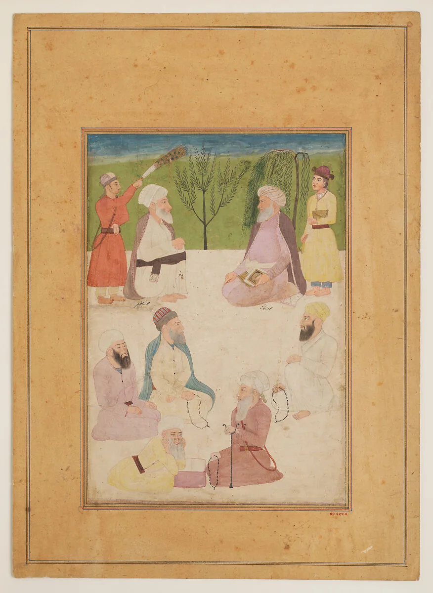 Portrait of Mian Mir and Mulla Shah — Muhammad Musa