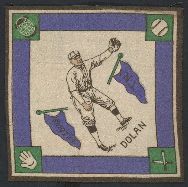 Cozy Dolan, St. Louis, National League from Baseball Players Felt Blanket series (B18) — Unknown