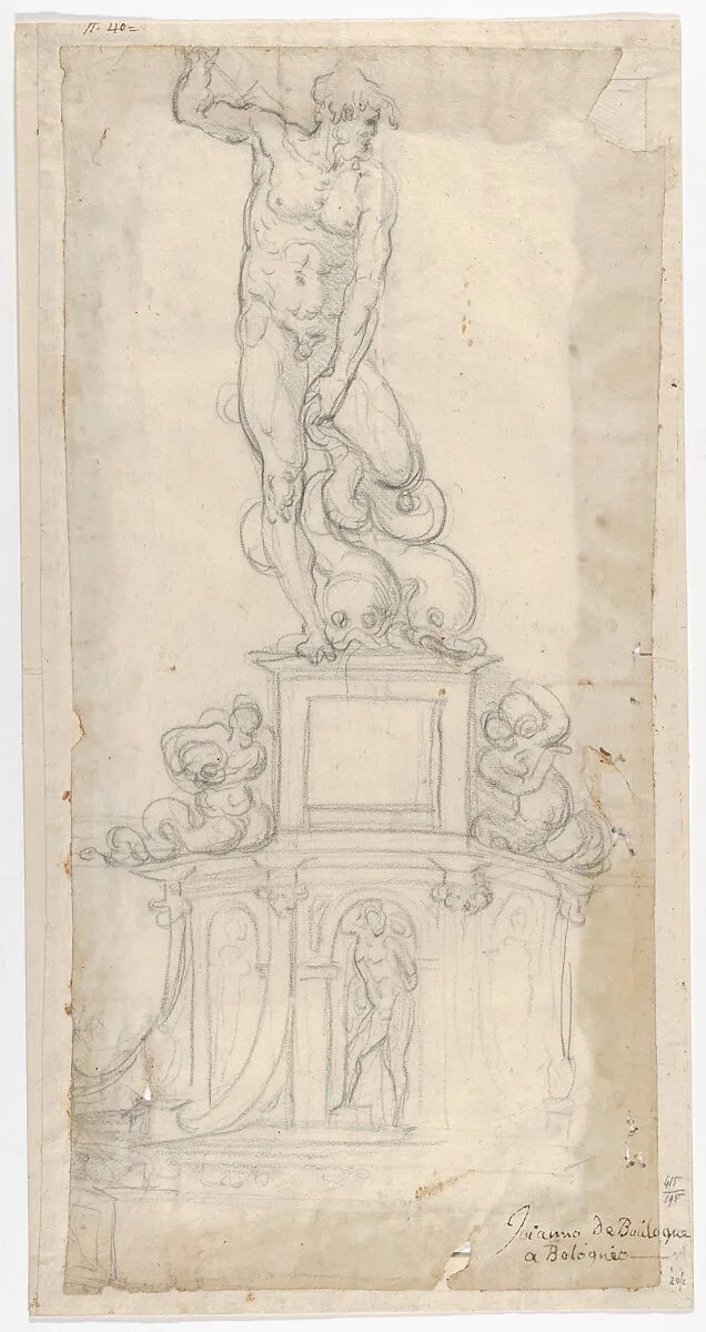 Study for a Sculpture of Neptune — Giambologna