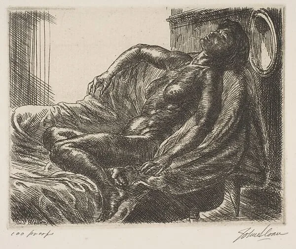 Nude with Halo — John Sloan