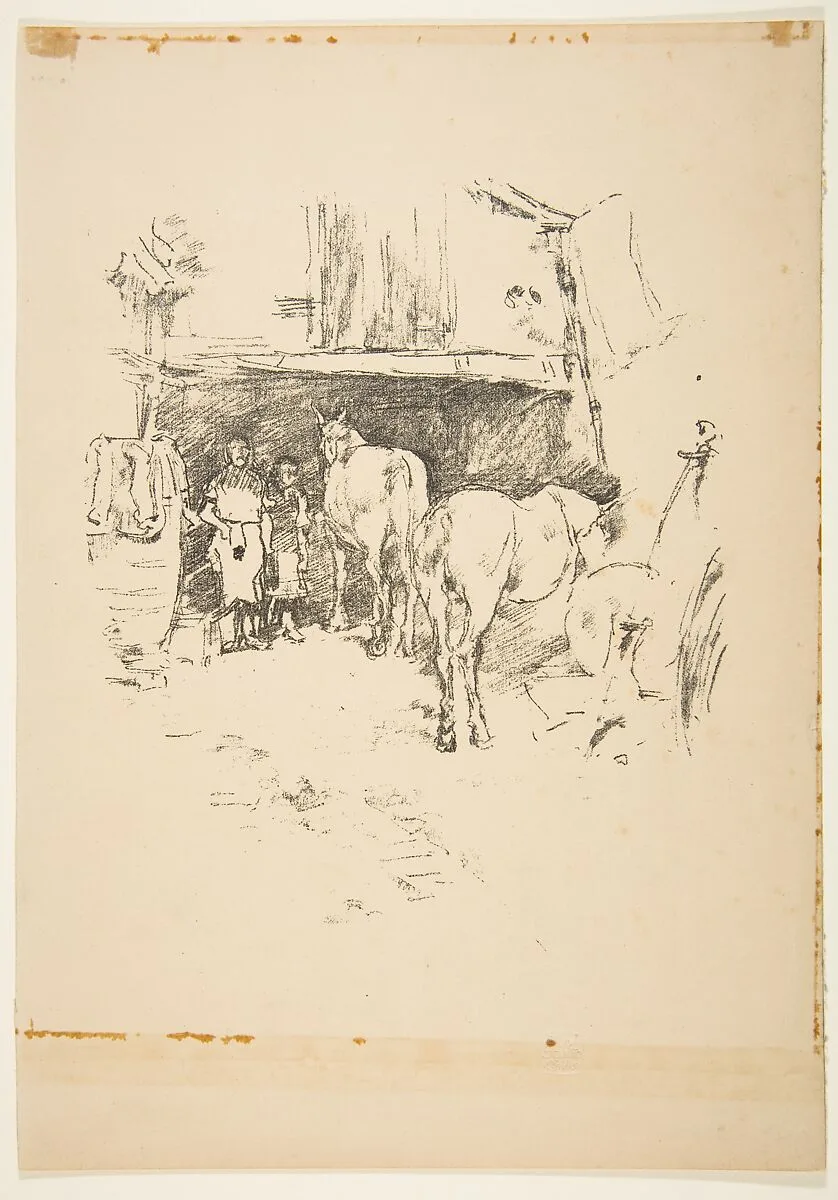 The Smith's Yard — James McNeill Whistler|Thomas Robert Way
