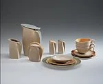 "Stratoware" — Eva Zeisel|Universal Potteries Inc. (Cambridge, Ohio)|Francis Blod