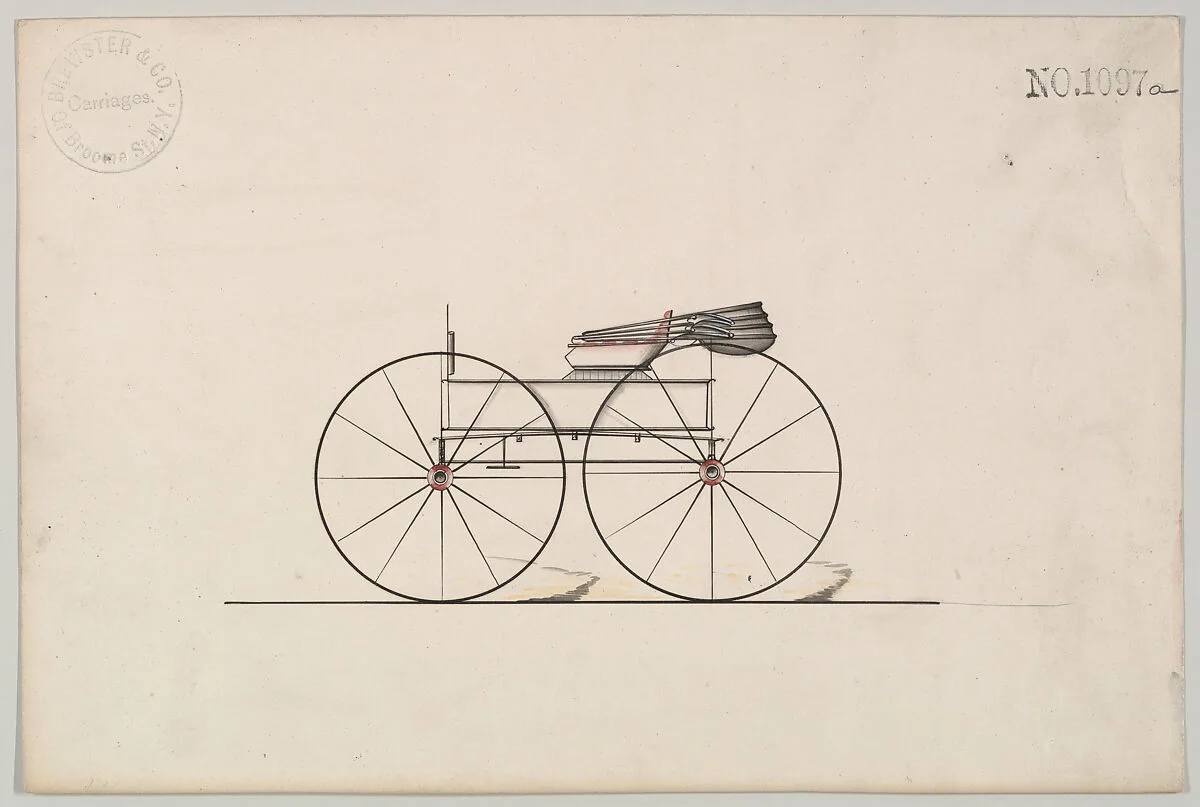 Design for Wagon, no. 1097a — Brewster & Co.