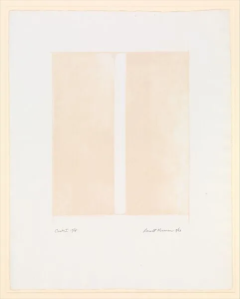 18 Cantos — Barnett Newman|Universal Limited Art Editions|Zigmunds Priede
