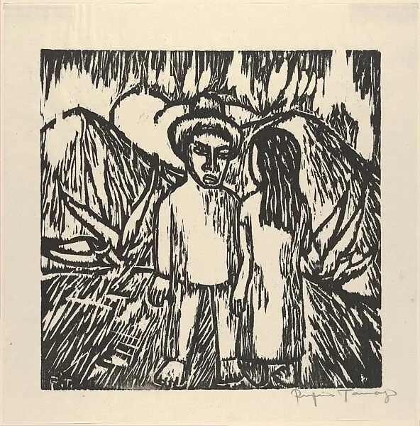 Man and woman; or, natives with Maguey — Rufino Tamayo