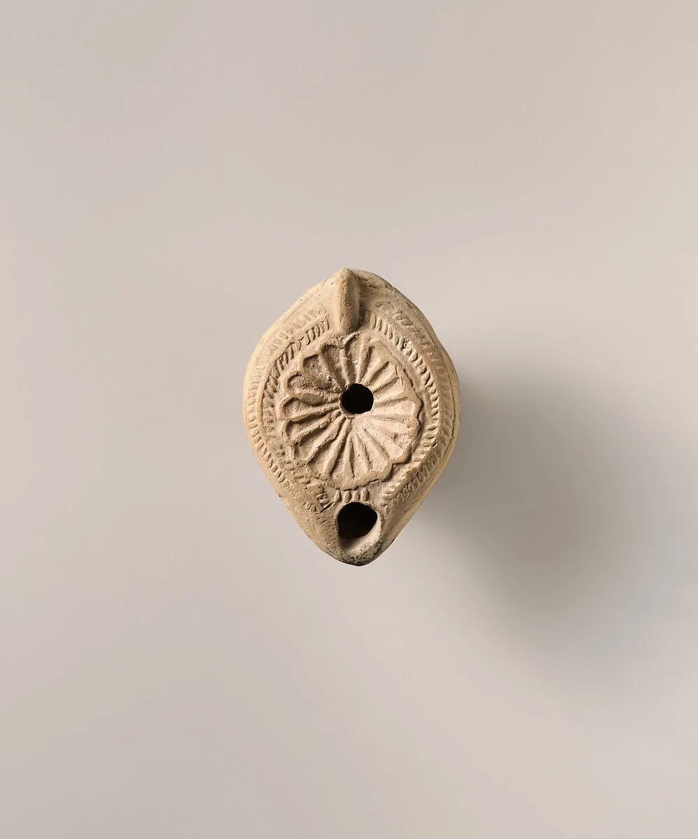 Terracotta oil lamp — Unknown