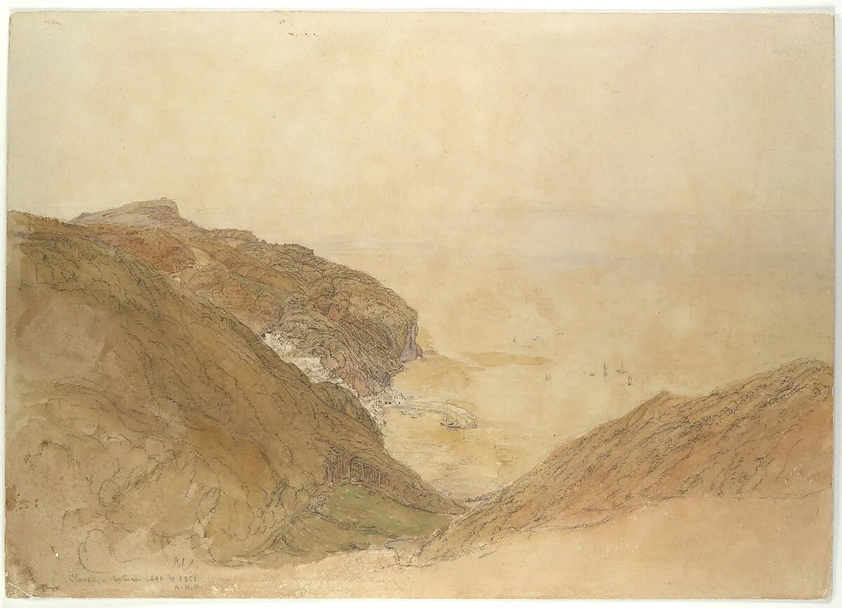 View of Clovelly, Devon — Samuel Palmer