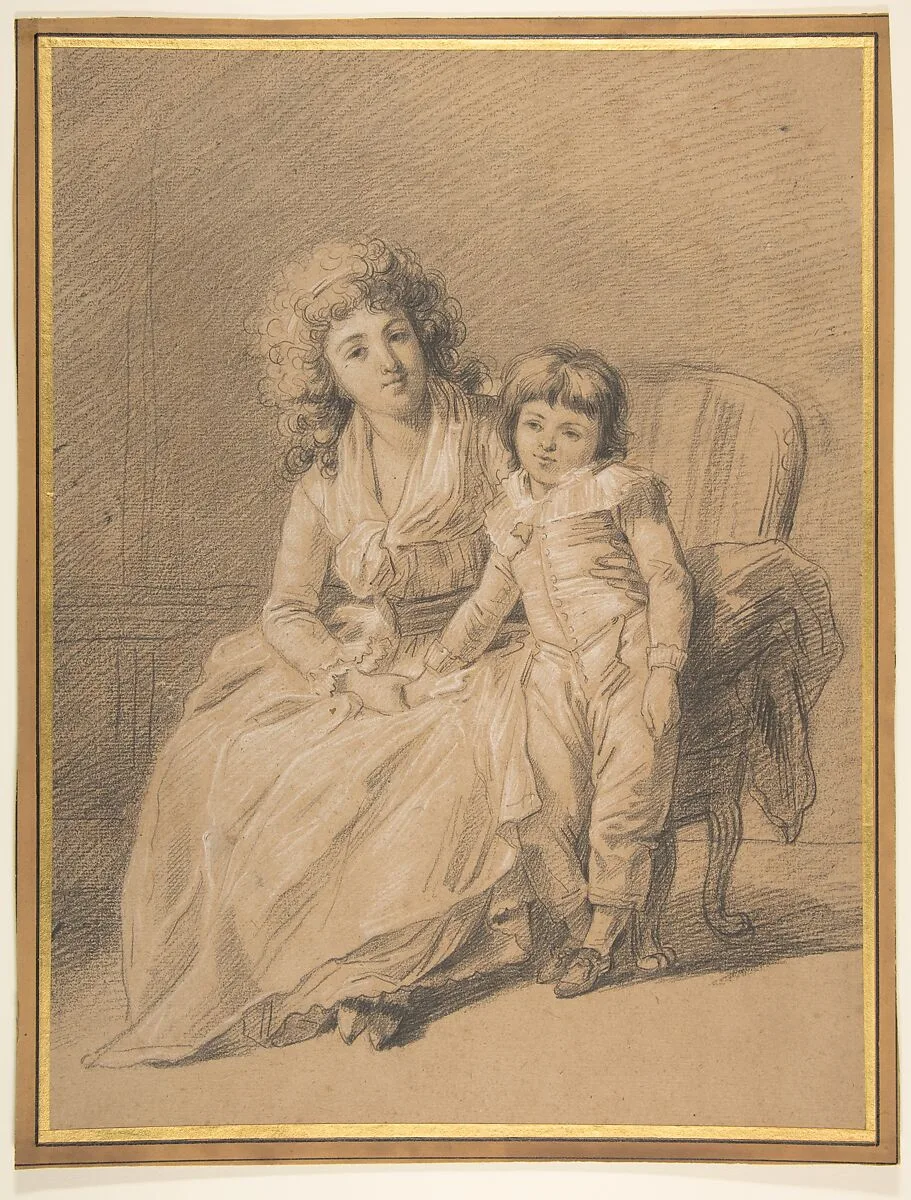 Portrait of a Mother and Child — François André Vincent