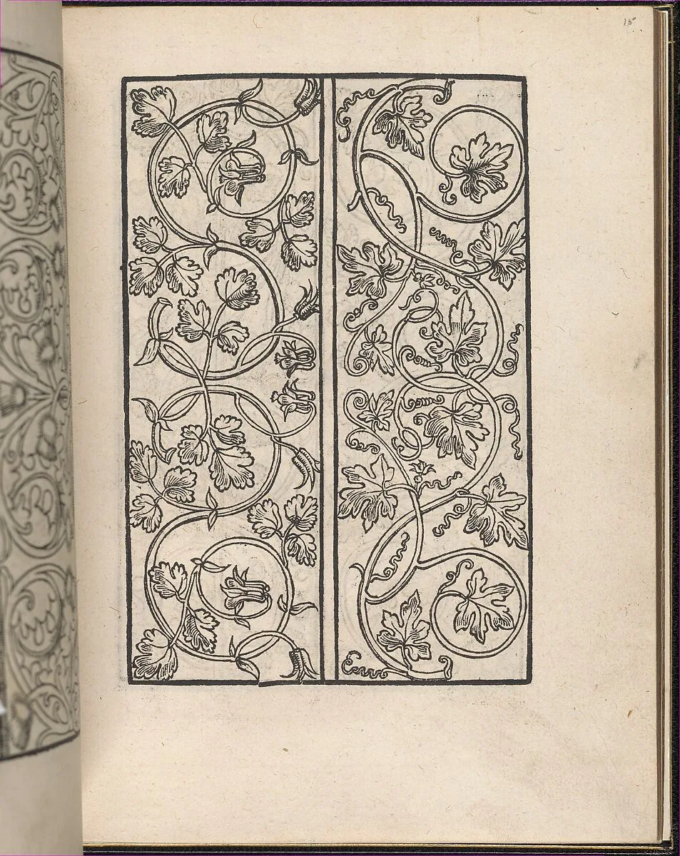 Page from Ein new kunstlich Modelbuch...(Page 15r) — Peter Quentel