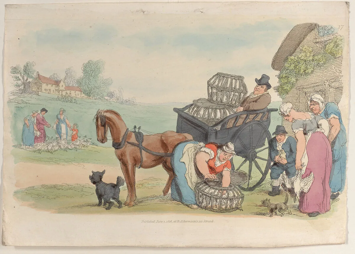 Plate 17, from "World in Miniature" — Rudolph Ackermann, London|Thomas Rowlandson
