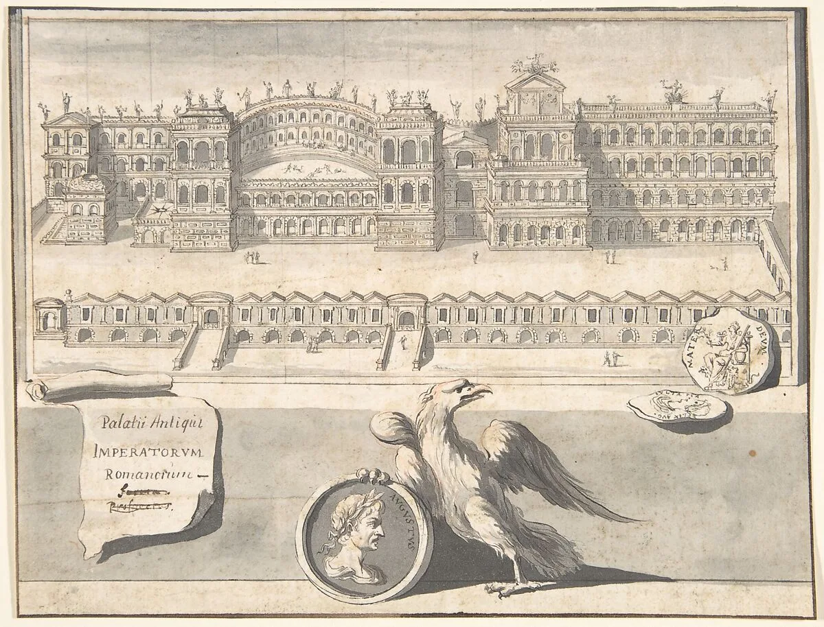 A Reconstructed View of the Palace on the Palantine Hill — Jan Goeree