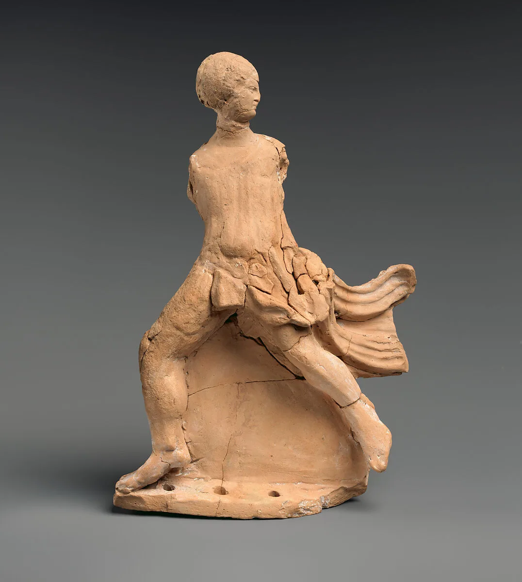 Terracotta relief detached from a funnel-jar — Unknown