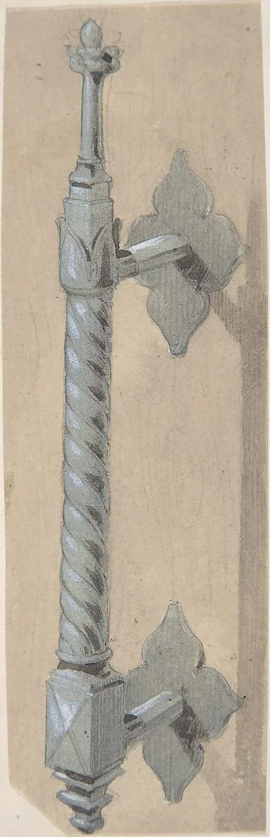 Metal Doorpull for Church — Anonymous, British, 19th century