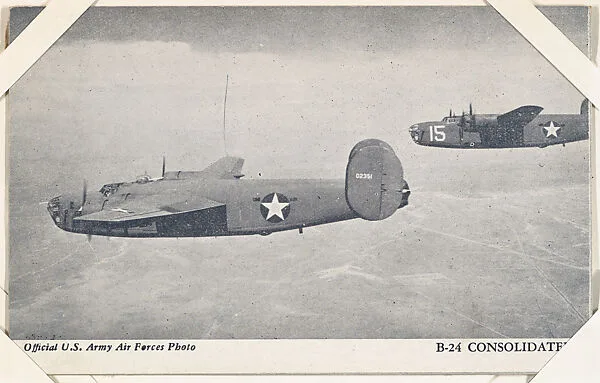 B-24 Consolidated from Military--Official Photos cards (W615) — Unknown