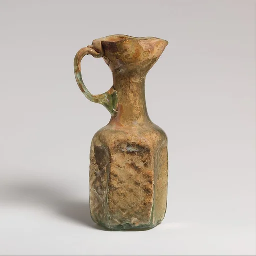 Glass hexagonal jug