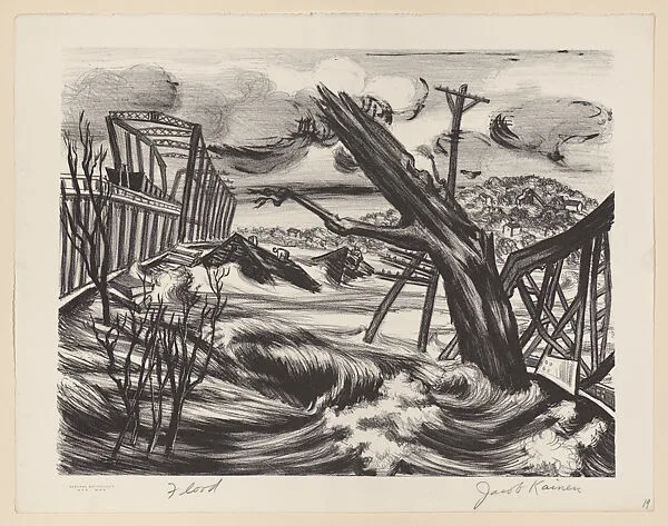 Flood — Jacob Kainen|WPA
