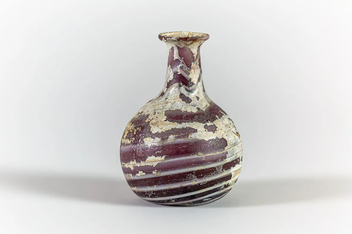 Glass perfume bottle — Unknown