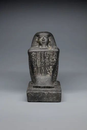 Block Statue of the Scribe of Divine Offerings, Tjaenwaset, son of Harsiese