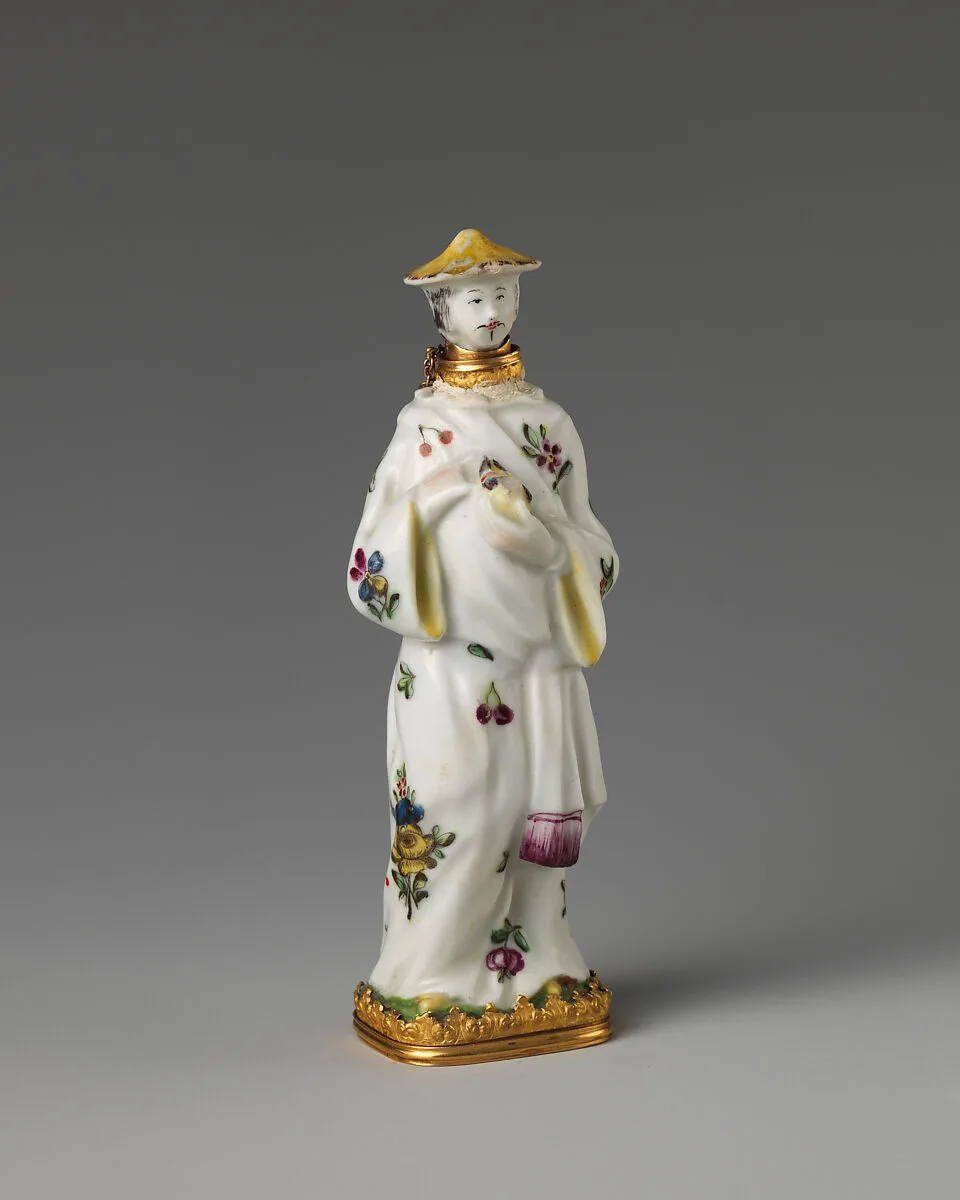 Chinese figure with bird — Saint James's Factory