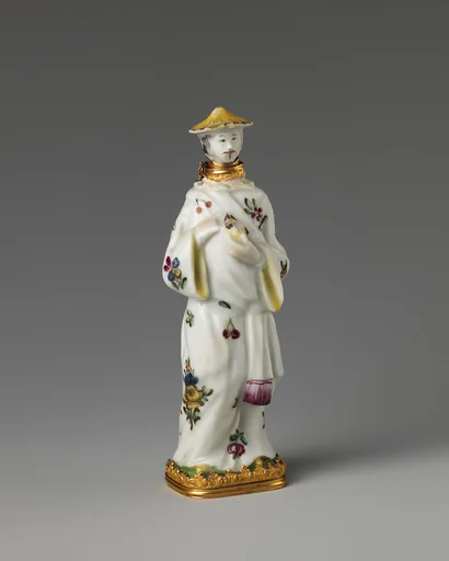 Chinese figure with bird