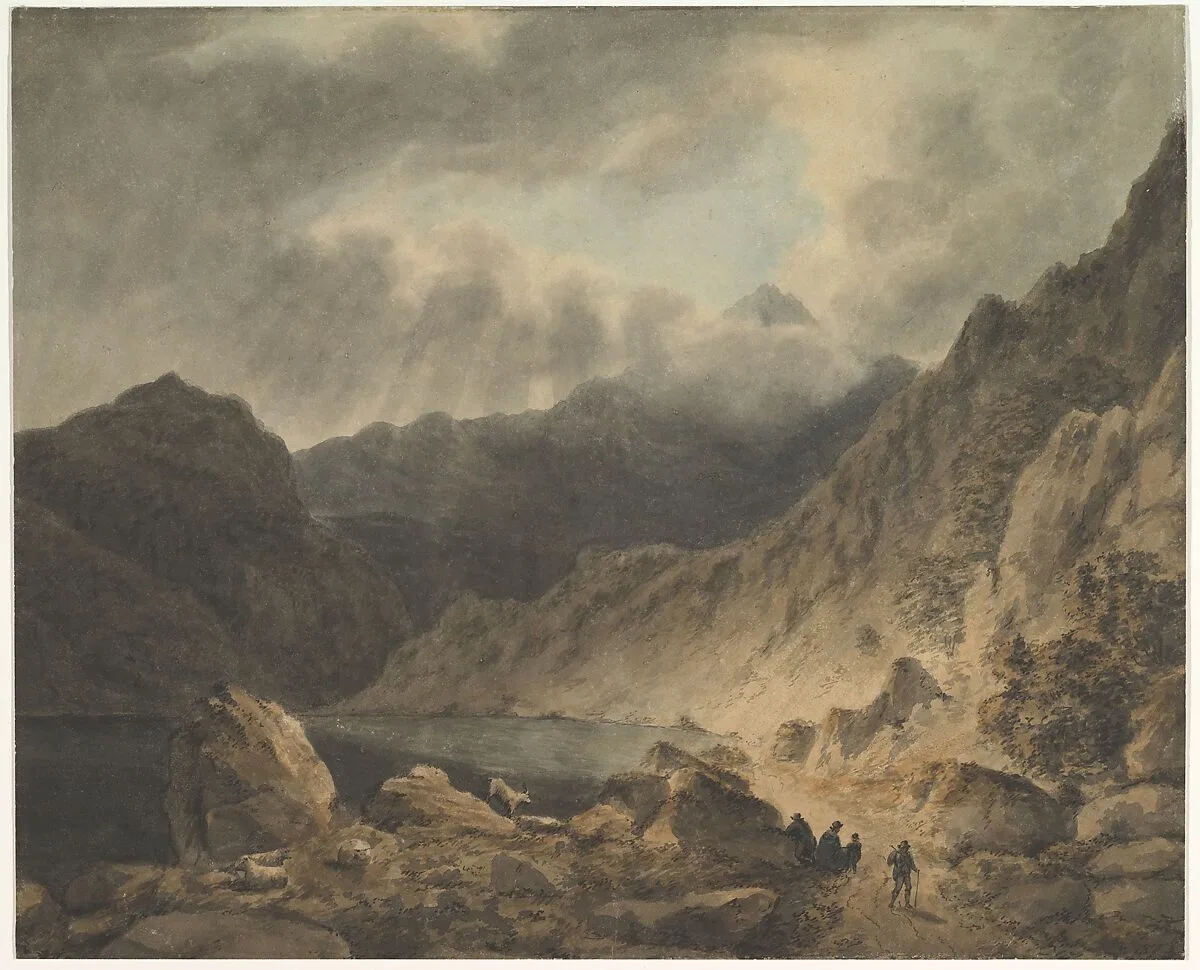 Storm Over A Lake — John Robert Cozens|Joseph Barber|Alexander Cozens