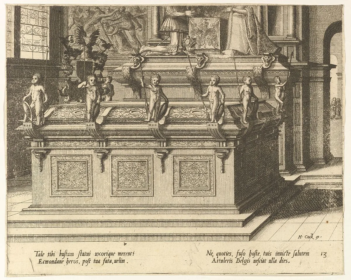 Cœnotaphiorum (13) — Hans Vredeman de Vries|Johannes van Doetecum I|Lucas van Doetecum|Hieronymus Cock