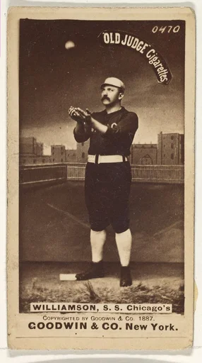 Williamson, Shortstop, Chicago, from the Old Judge series (N172) for Old Judge Cigarettes