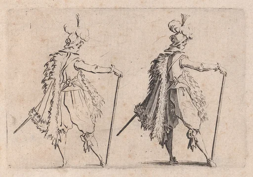 Le Gentilhomme a la Grande Canne (The Gentleman with a Large Cane), from Les Caprices Series B, The Nancy Set