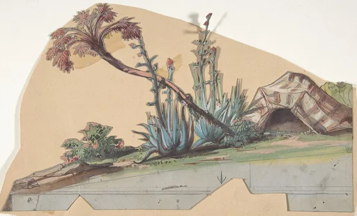 Design for a Stage Set at the Opéra, Paris