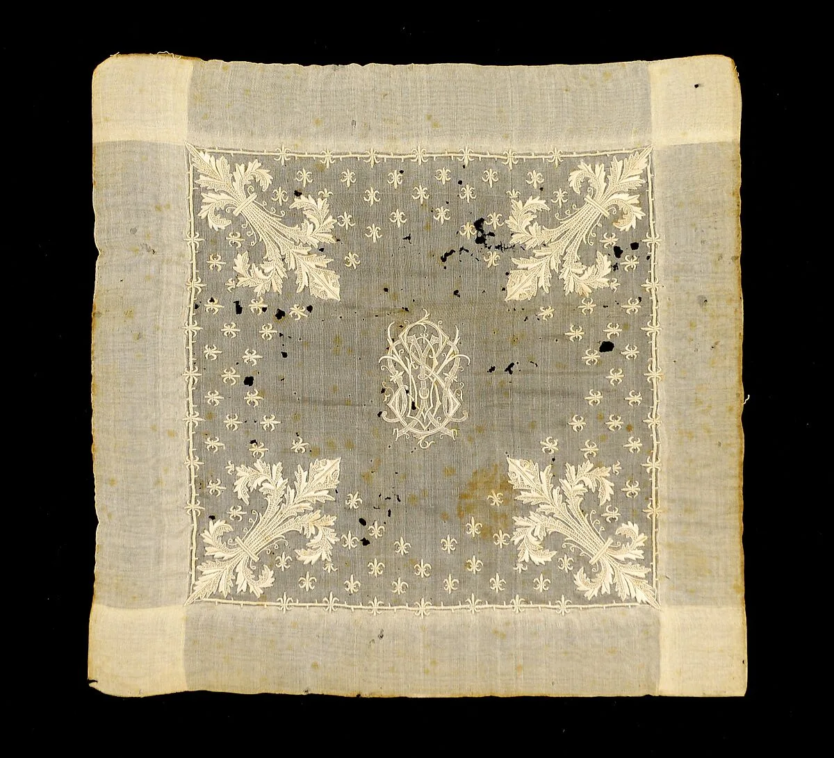 Wedding handkerchief — Unknown