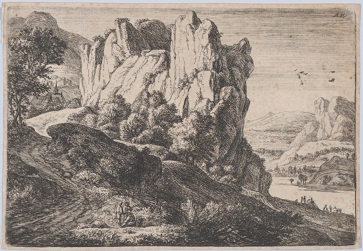 The Barren Rock — Anthonie Waterloo