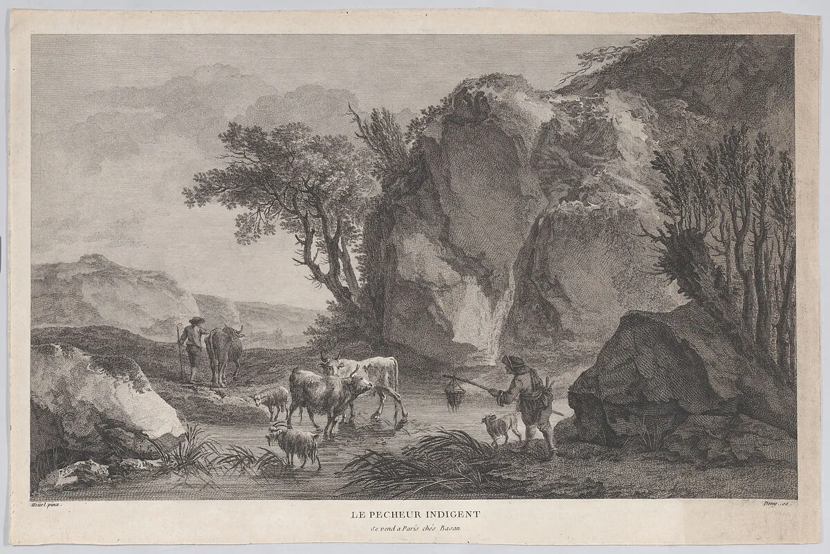 The Poor Fisherman — Jean Pierre Louis Laurent Hoüel|Jeanne Deny|Pierre François Basan