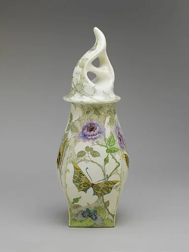 Baluster Vase with Cover