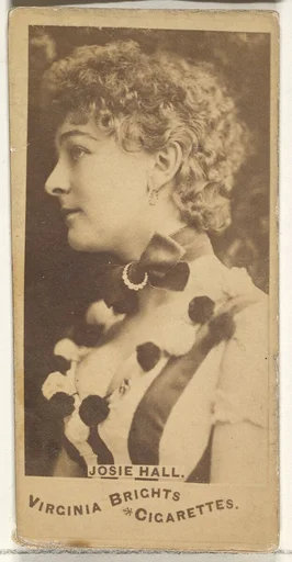 Josie Hall, from the Actors and Actresses series (N45, Type 1) for Virginia Brights Cigarettes