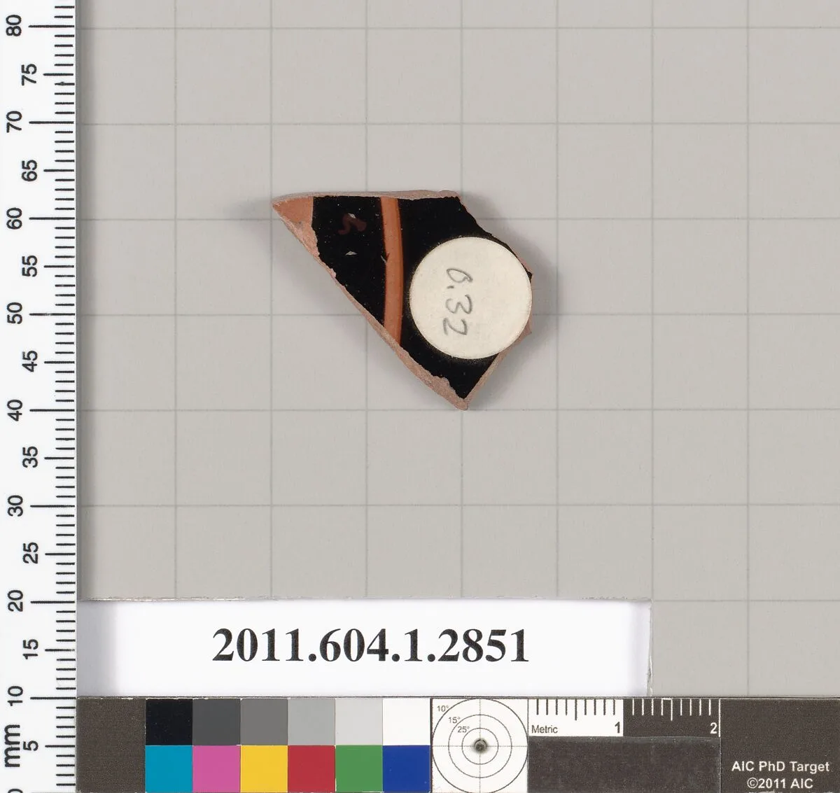 Terracotta fragment of a kylix (drinking cup) — Unknown
