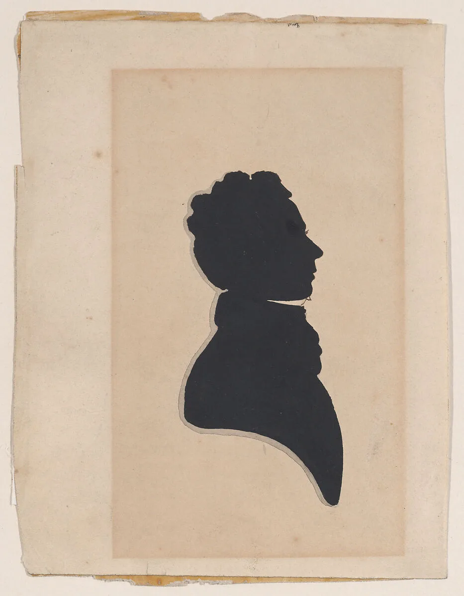 Silhouette of John Brent, Jr. — A. Brent