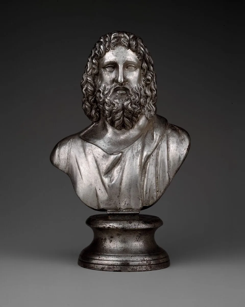 Silver bust of Serapis — Unknown