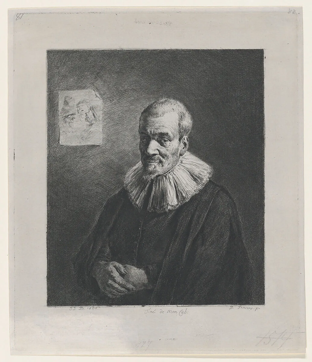 Portrait, after David Teniers the Younger — Jean Jacques de Boissieu|David Teniers the Younger