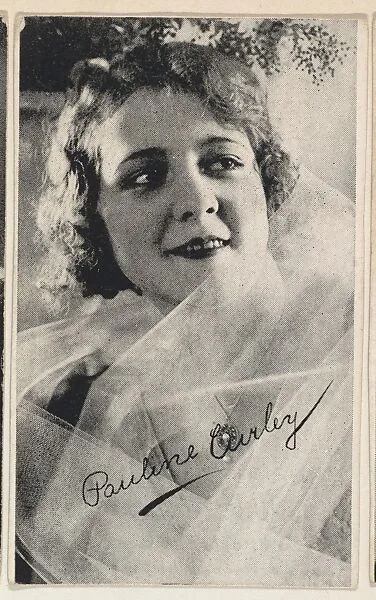 Pauline Curley, bakery card from the Movie Stars series (D55), issued by the Morehouse Baking Company — Morehouse Baking Company