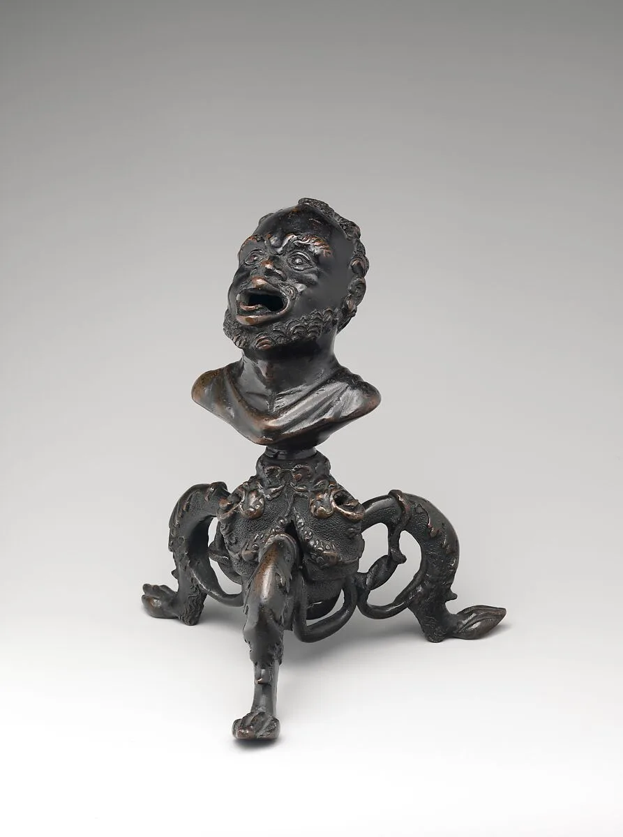 Oil lamp based on the form of an African’s head — Andrea Briosco, called Riccio